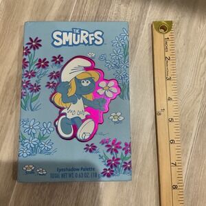 Taste Beauty The Smurfs Eyeshadow Palette 15 Shades Smurfette Blue Floral 50031Y
